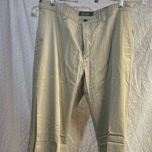 Tan Chino Pants (35 waist) - Wrinkle and Stain resistant